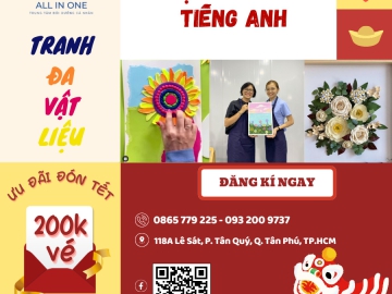 [AIO-LUYỆN NGHE NÓI TIẾNG ANH] - TRANH ĐA VẬT LIỆU